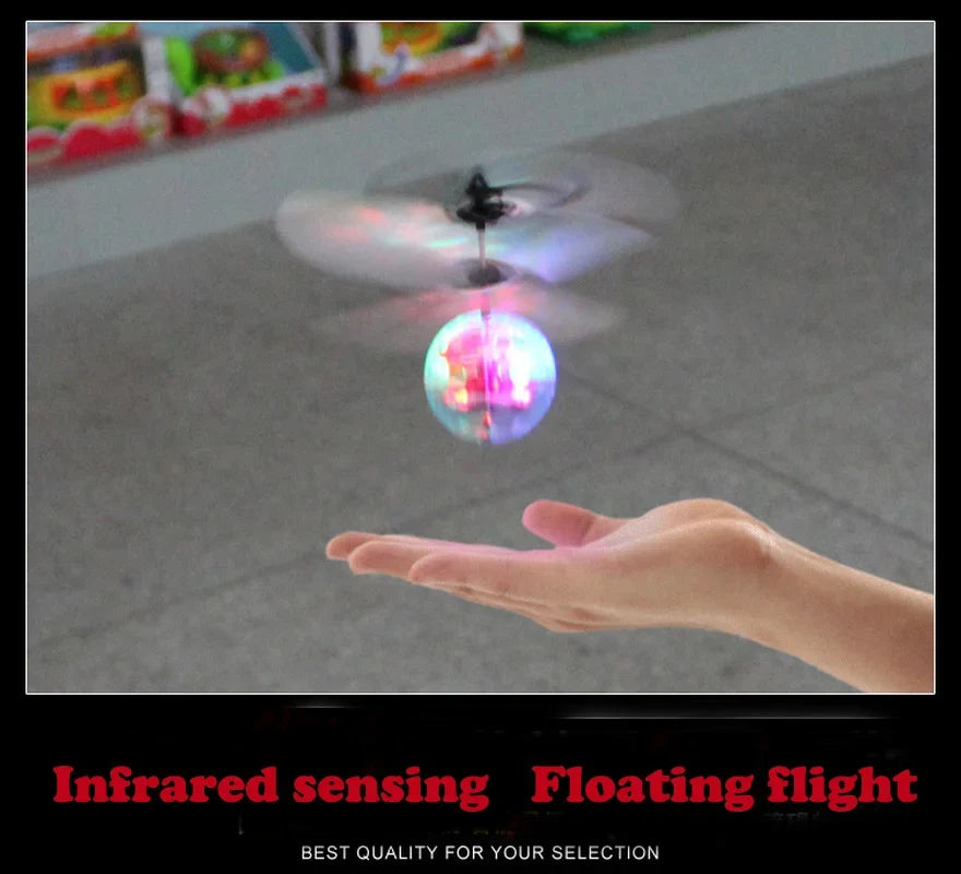 Flying Ball Toys for Kids | Glowing LED Helicopter Drone