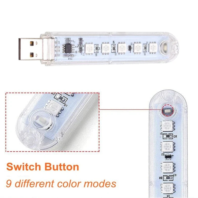 Mini USB LED Book Light | Ultra Bright Reading Lamp for Power Bank, PC, Laptop, Notebook