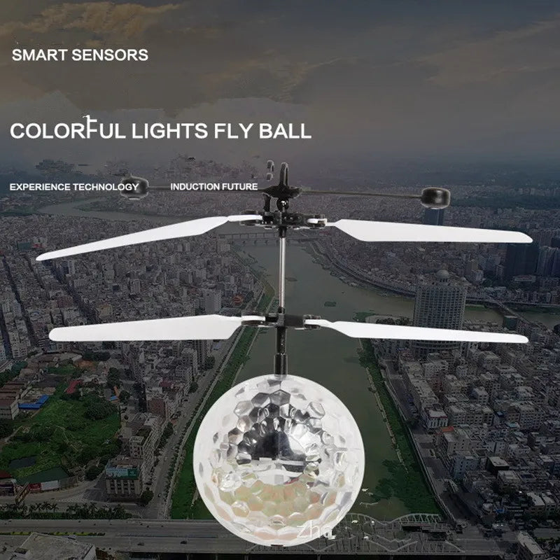 Flying Ball Toys for Kids | Glowing LED Helicopter Drone