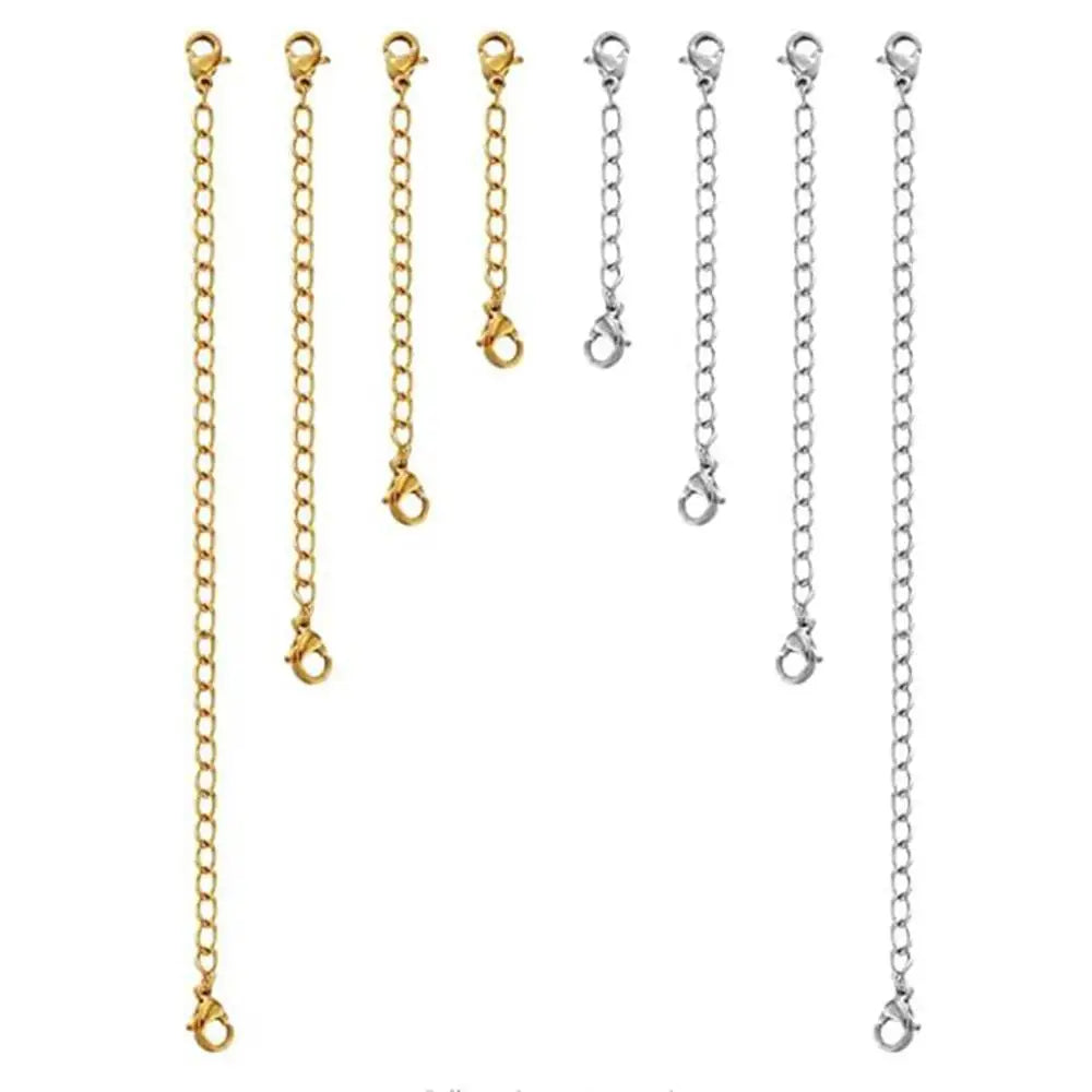Stainless Steel Extender Chain Set for Necklace Bracelet | DIY Jewelry Making Supplies