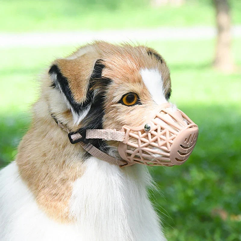 Adjustable Dog Muzzle for Small Medium Large Dogs | Safety Breathable Pet Mouth Mask