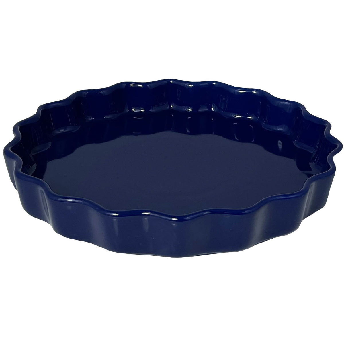 Le Regalo Stoneware Pie Dish – Non-Stick Glazed Round Baking Pan for Perfect Crusts
