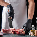 Le Regalo 5 Piece Kitchen Knife Set – Stainless Steel Blades with Magnetic Wall Holder