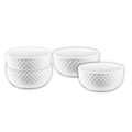 Le Regalo 4 Piece Stoneware Bowl Set – Versatile Soup, Cereal & Prep Bowls