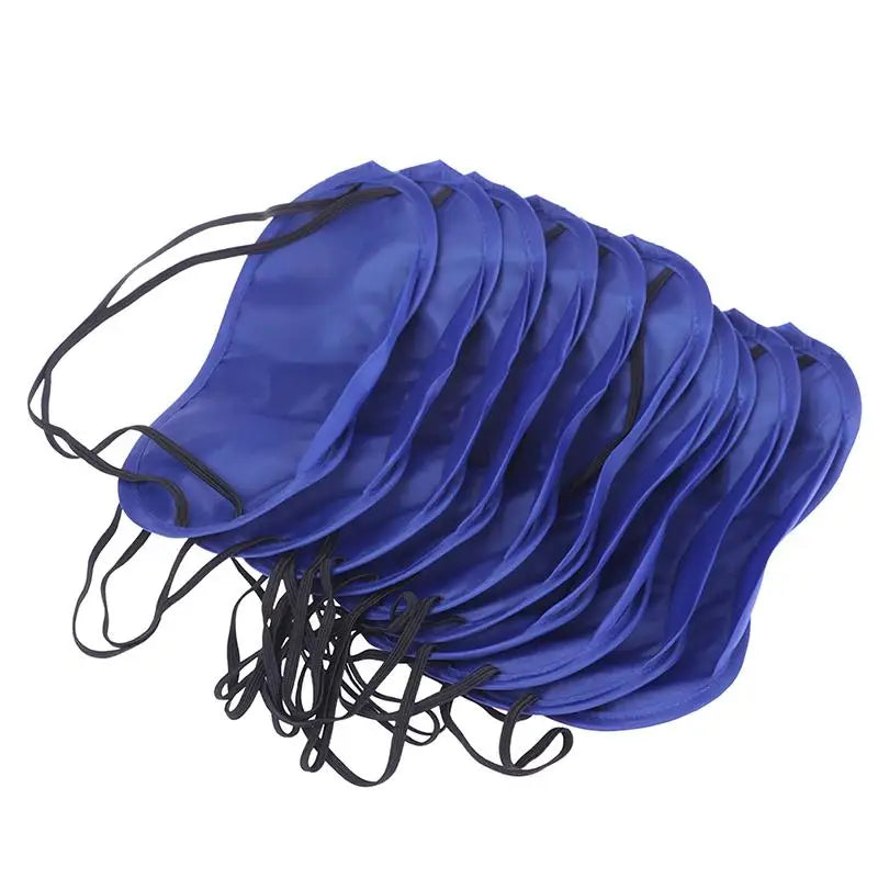10 Pcs Comfortable Sleep Eye Mask | Light Blocking Blindfold for Travel & Night Sleep