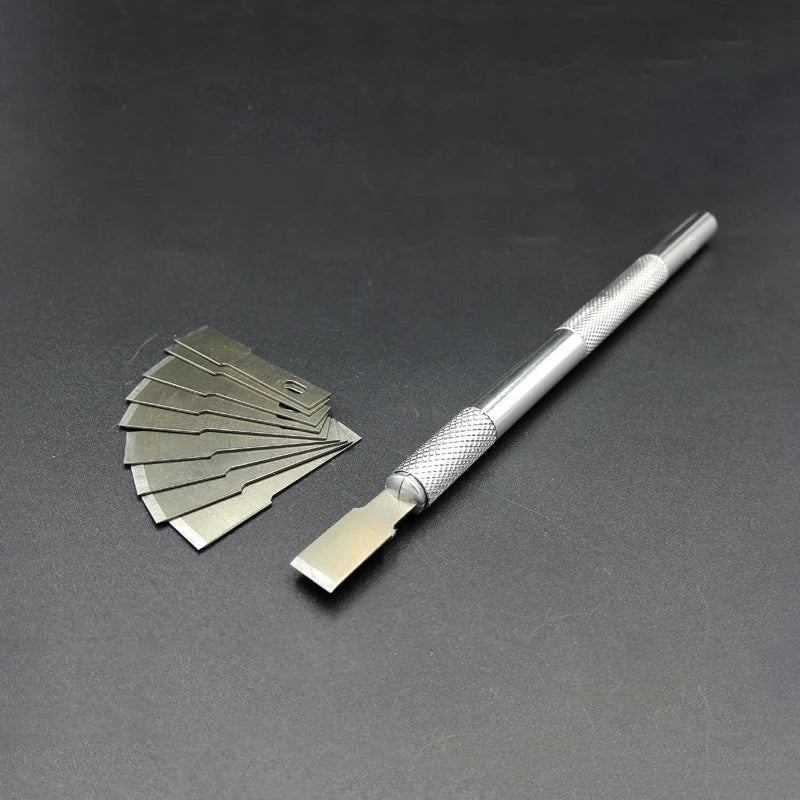 Rubber Shovel Glue Knife Set | Metal Blade UV Glue Remover for Phone Screen Repair