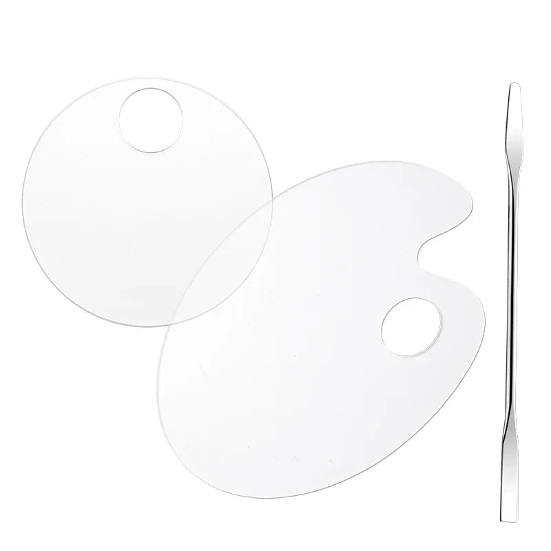 Transparent Acrylic Palette Mixing Rod Set | Makeup Painting Nail Polish Tools
