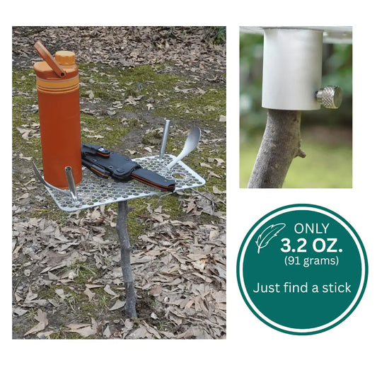 Honey Bee Camping Table - Keep Food & Drinks Off the Dirt