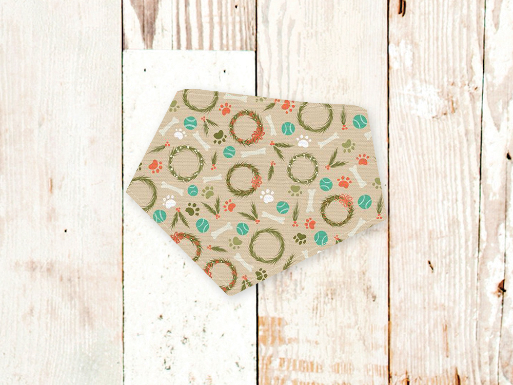 "Howlidays" Dog Bandana
