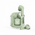 iEssentials True Wireless Earbuds with LED Battery Display – Bluetooth Earbuds, Green