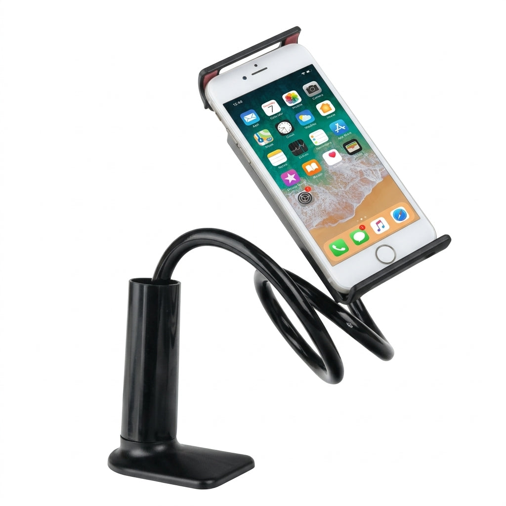 iEssentials Flex Grip Phone & Tablet Holder – Universal Adjustable Desk Stand