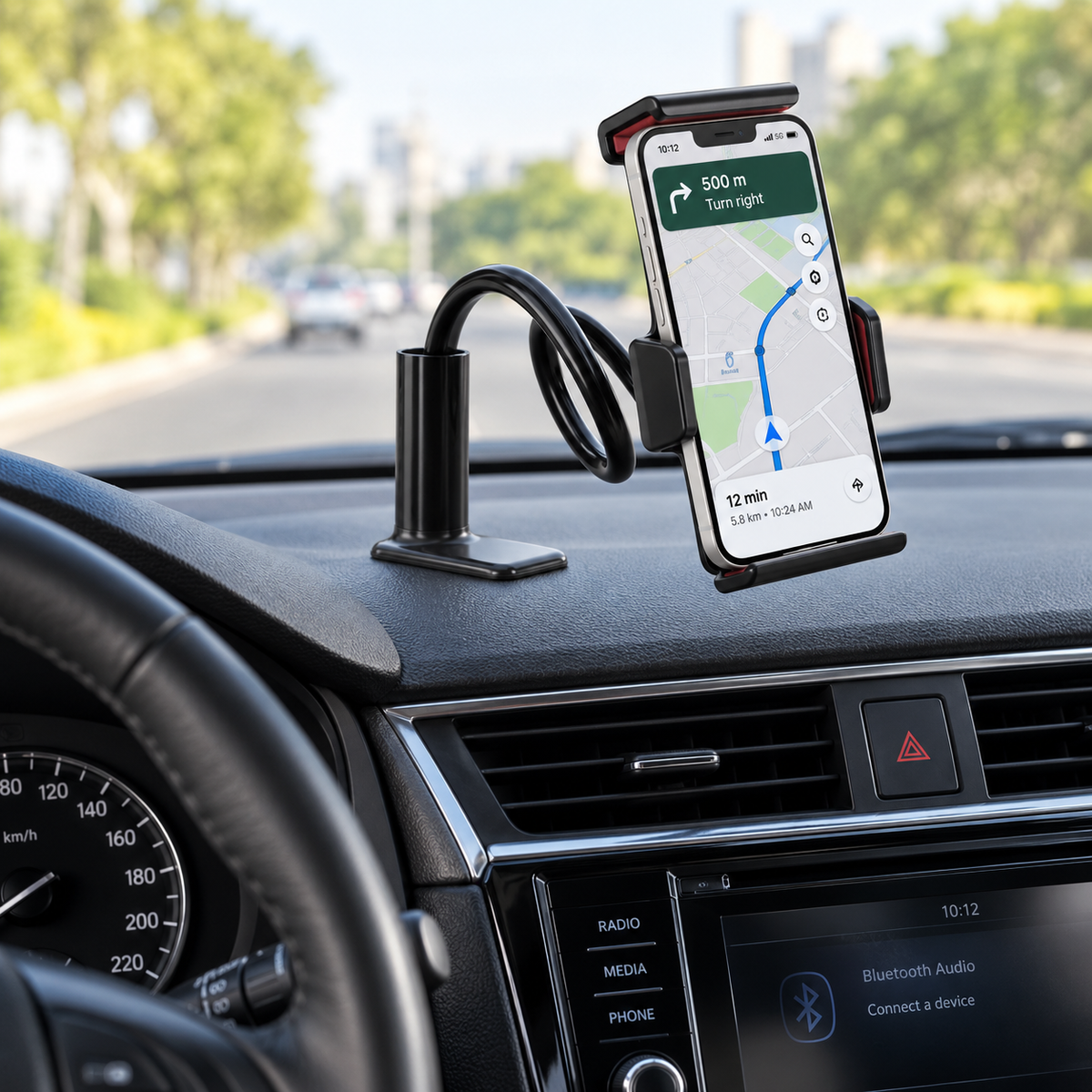 iEssentials Flex Grip Phone & Tablet Holder – Universal Adjustable Desk Stand