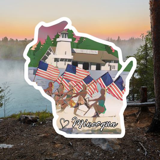 Minocqua Sticker