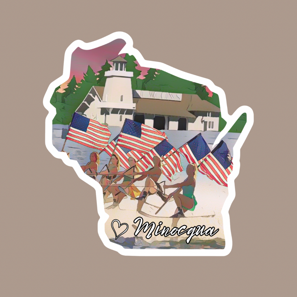 Minocqua Sticker