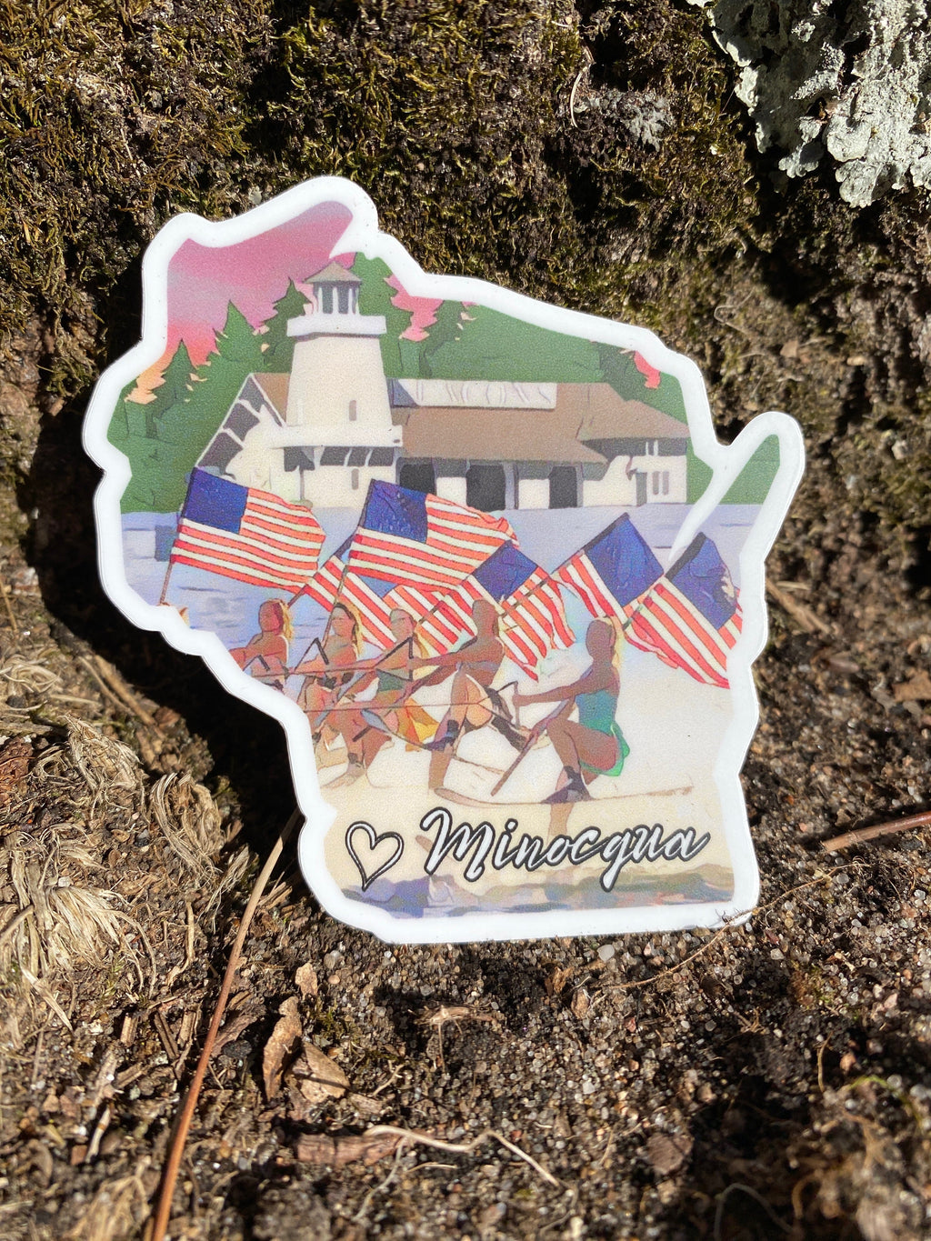 Minocqua Sticker