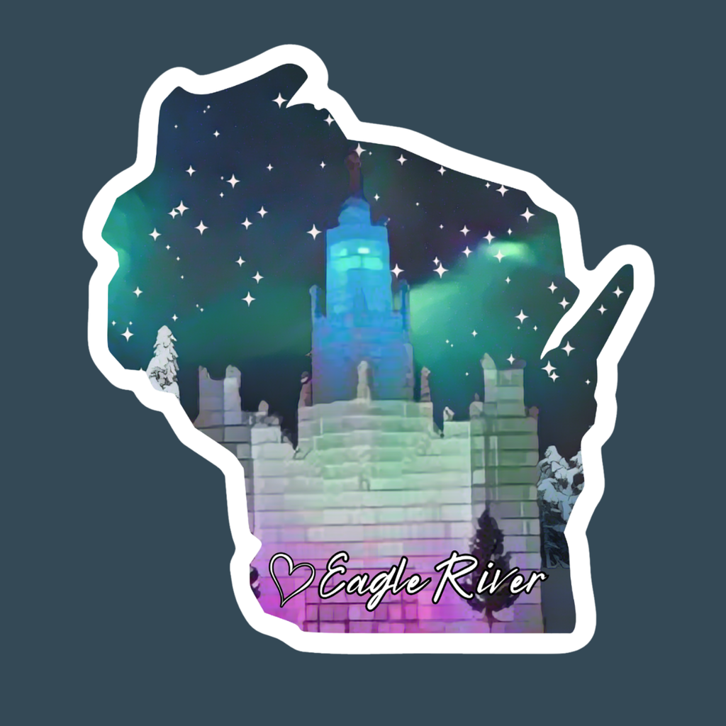 Eagle River Ice Castle Sticker