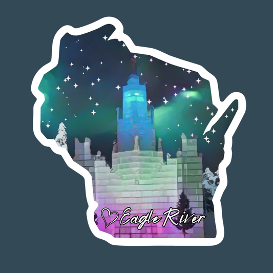 Eagle River Ice Castle Sticker