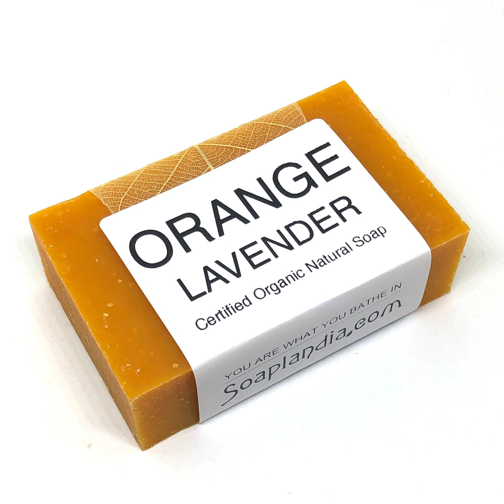 Orange Lavender Bar Soap, Certified Organic