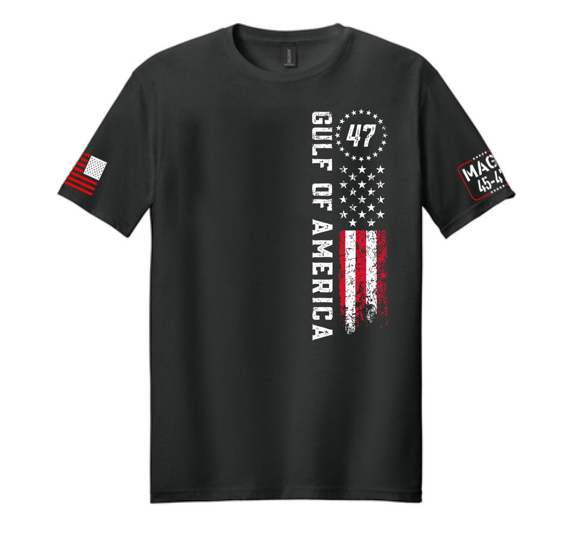 Gulf of AMERICA w/ Flag T-Shirt