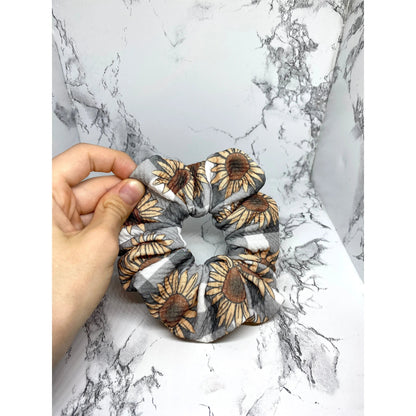 Mini Buffalo Sunflower Bullet Scrunchie