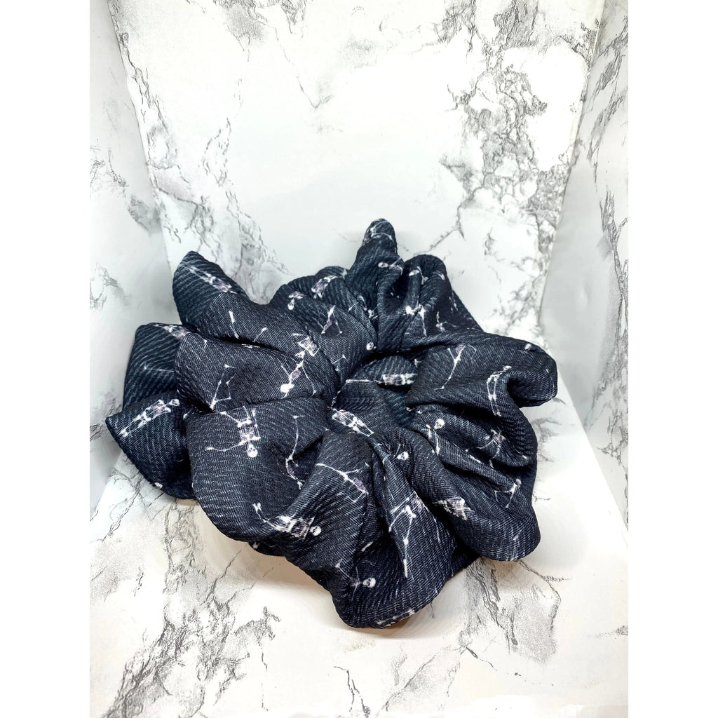 Skeleton Halloween Bullet Scrunchie