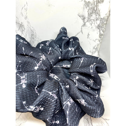 Skeleton Halloween Bullet Scrunchie