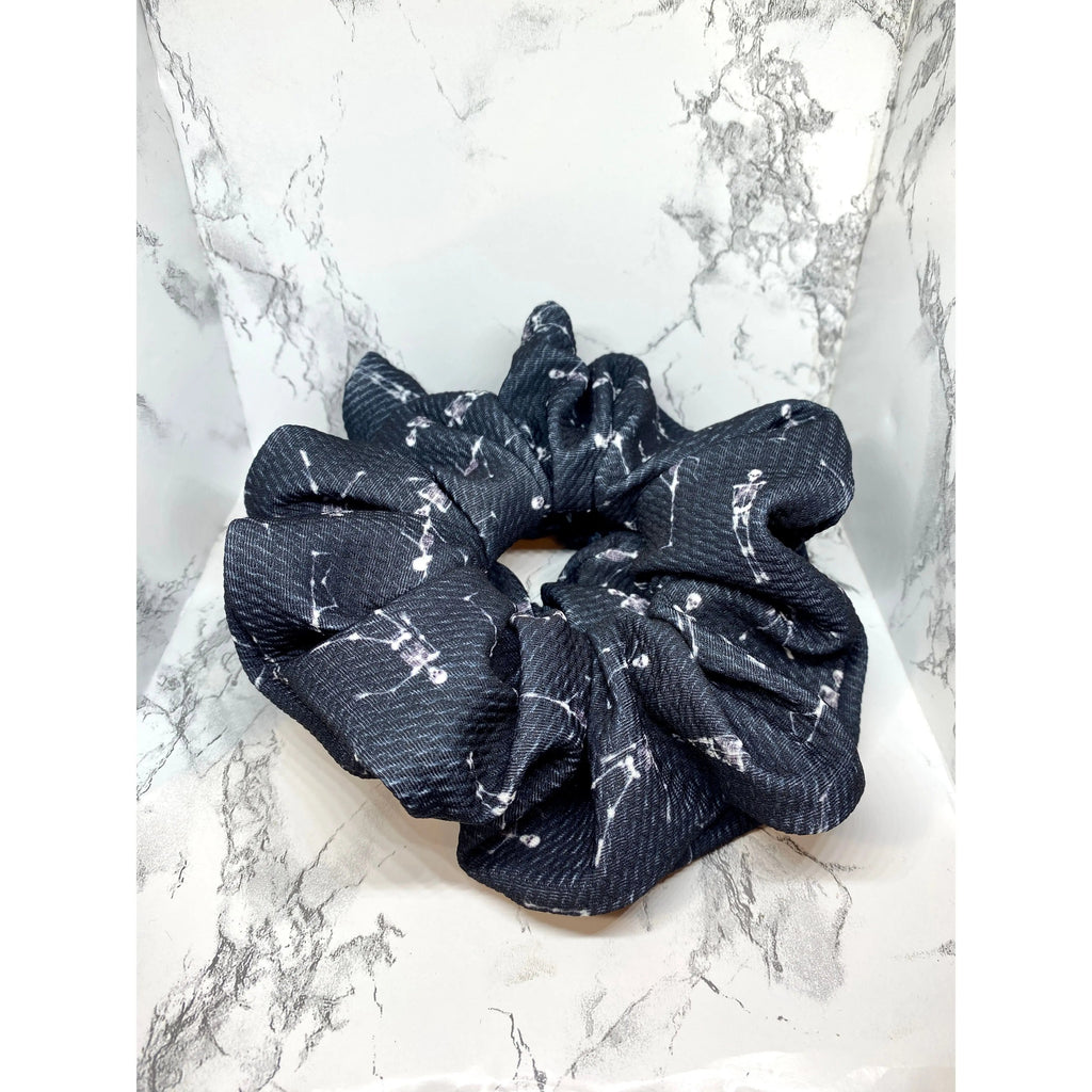 Skeleton Halloween Bullet Scrunchie