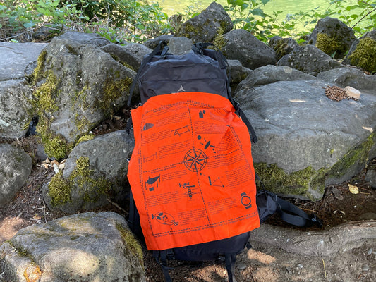 Survival Bandana with Printed Survival Instructions — Made in USA | SurvivalRags