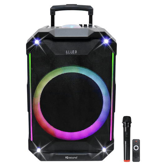 IQ Sound 15-Inch Portable Bluetooth Speaker