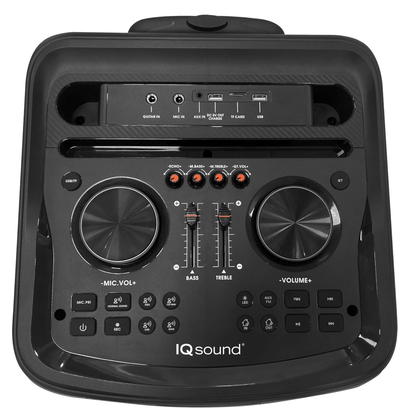 IQ Sound CYBER FLEX12 12-Inch Portable Bluetooth Party Speaker