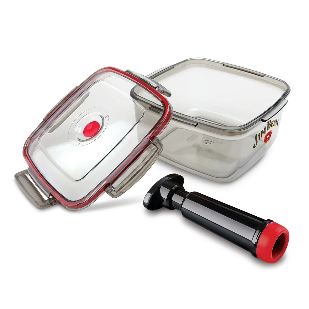 Jim Beam Vacuum Seal Marinade Container – High-Speed Air Pump Marinator