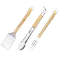 Jim Beam 3 Piece Grill Tool Set with Para-Wood Handles