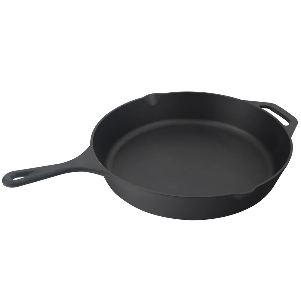 Jim Beam Cast Iron 10.25" Pre-Seasoned Skillet – Multipurpose Stovetop & Oven Pan