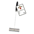 Jim Beam Stainless Steel Salt & Pepper Shaker – Long-Handle BBQ Seasoning Set