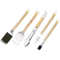 Jim Beam 5 Piece Grill Tool Set with Basting Brush