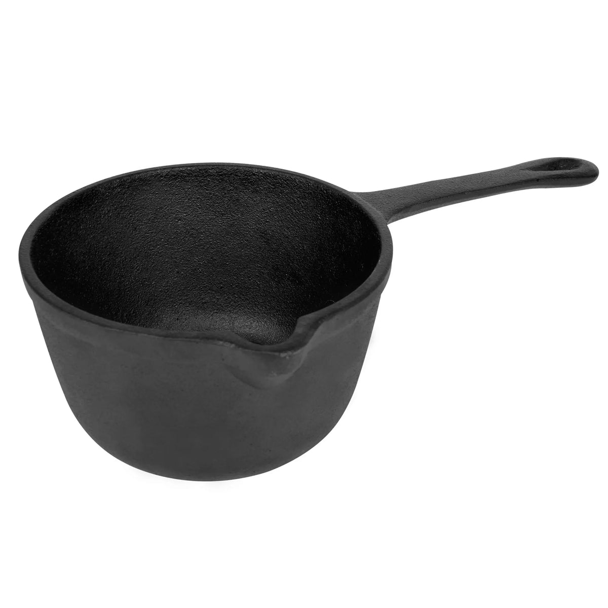 Jim Beam Cast Iron Basting Pot – Pre-Seasoned Sauce & Butter Melting Pot