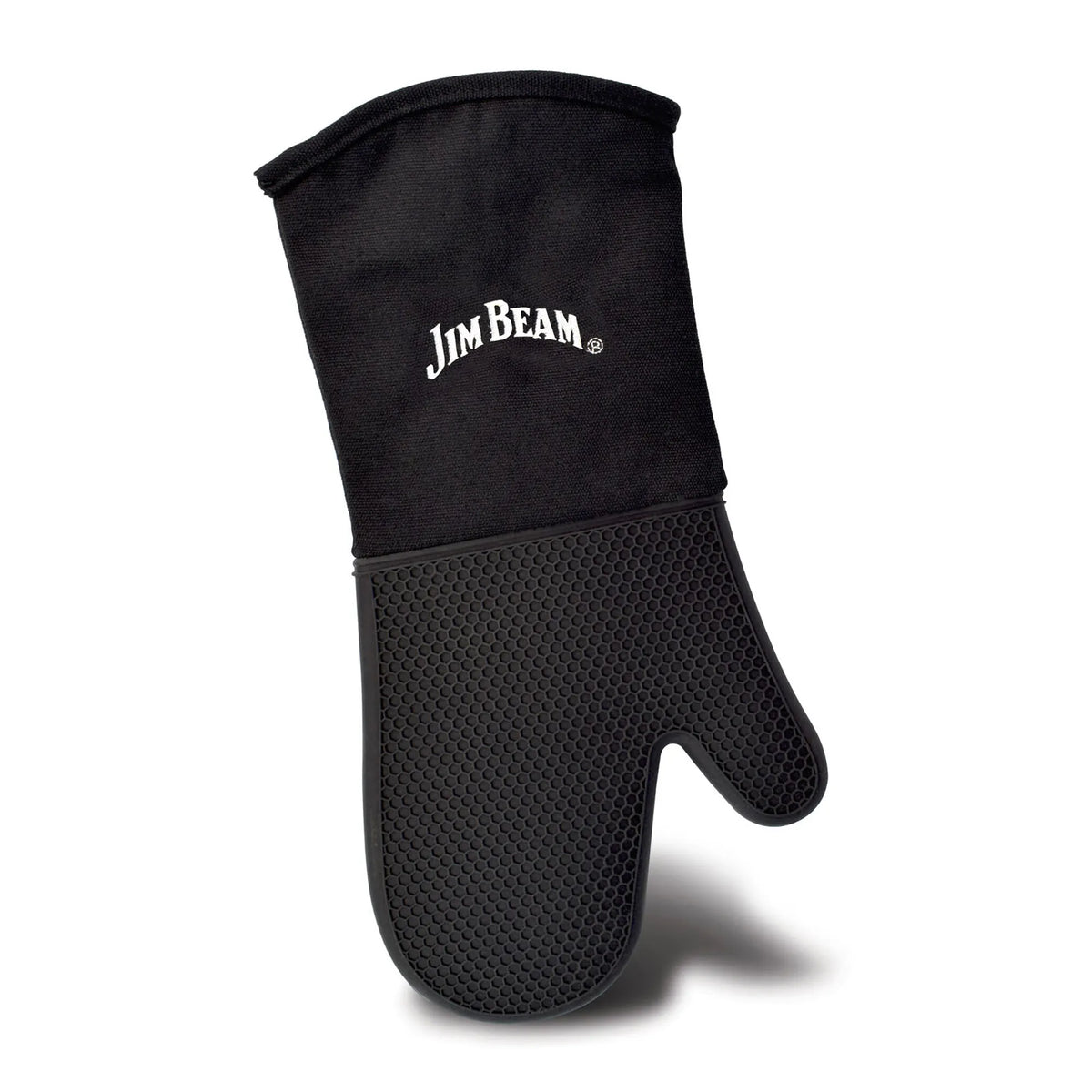 Jim Beam Silicone Grilling Mitten – Heat-Resistant Flexible BBQ Mitt