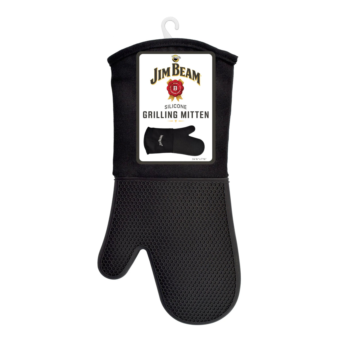 Jim Beam Silicone Grilling Mitten – Heat-Resistant Flexible BBQ Mitt