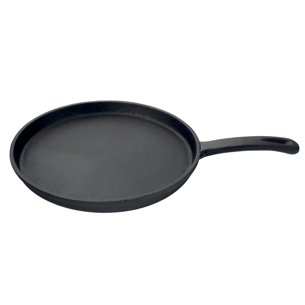 Jim Beam Cast Iron 10.5" Pre-Seasoned Flat Griddle – Wide Cooking Surface