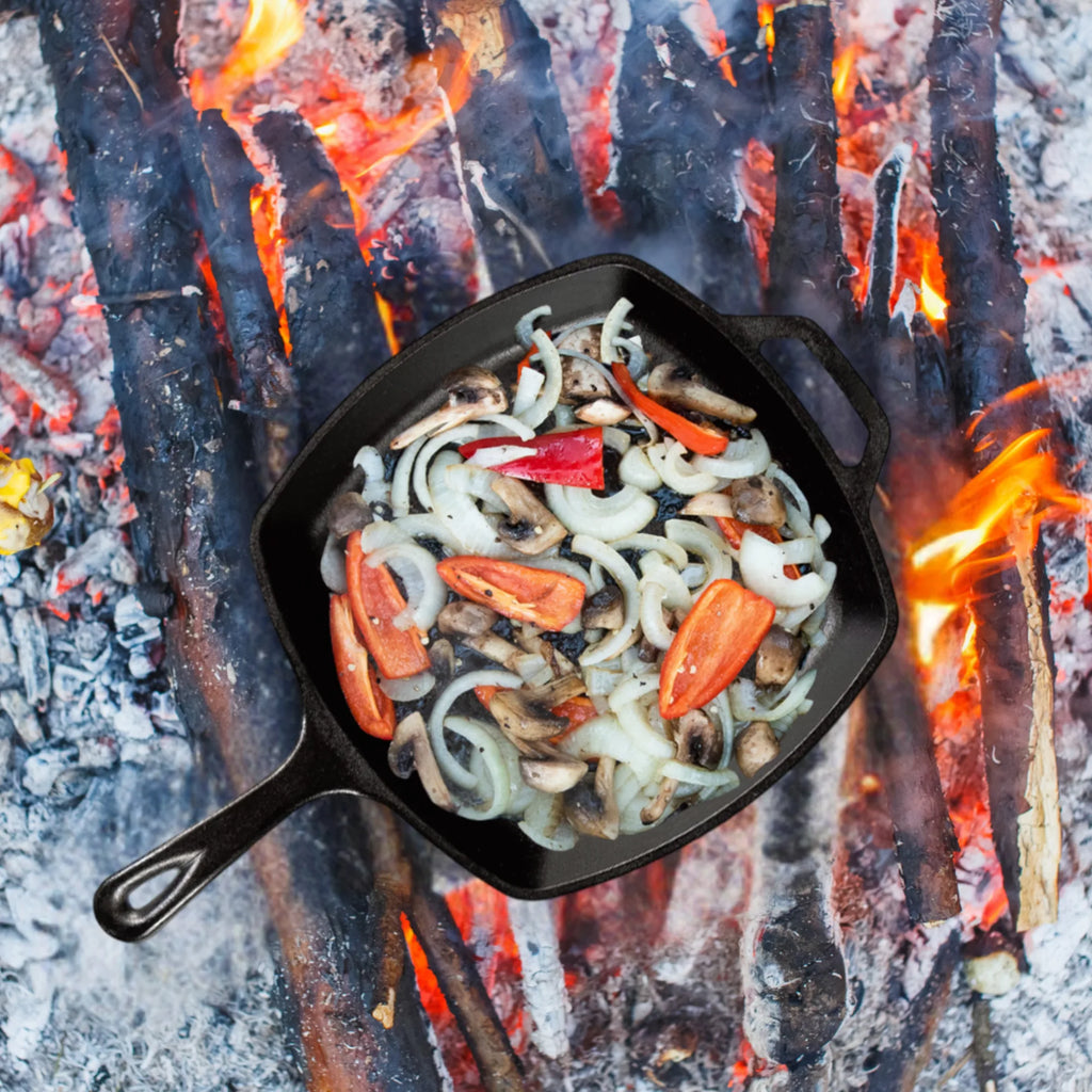 Jim Beam Cast Iron 10.5" Pre-Seasoned Skillet – Superior Heat Retention
