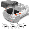 Jeep Wrangler JK 2DR Cargo Cover (2007-2018)
