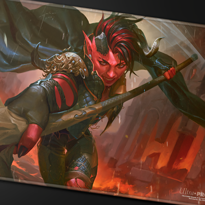 Karlach, Fury of Avernus Playmat - Baldur's Gate 3