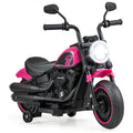 Kids Electric Motorcycle with Training Wheels and LED Headlights