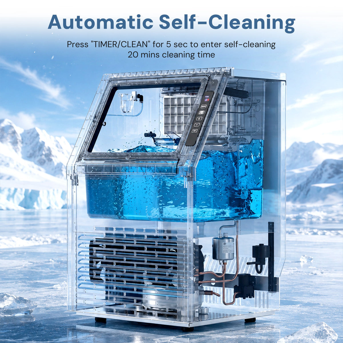 Commercial Ice Maker 80 lbs\66 lbs