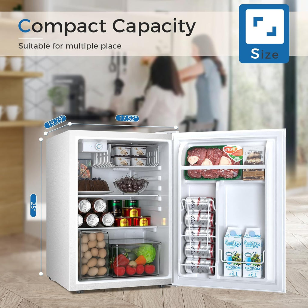 2.6\3.2 cu. ft Mini Fridge with Freezer