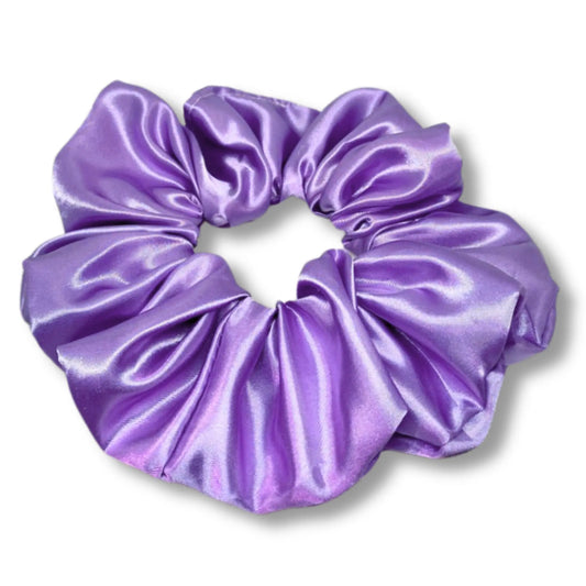 Purple Silk Scrunchie