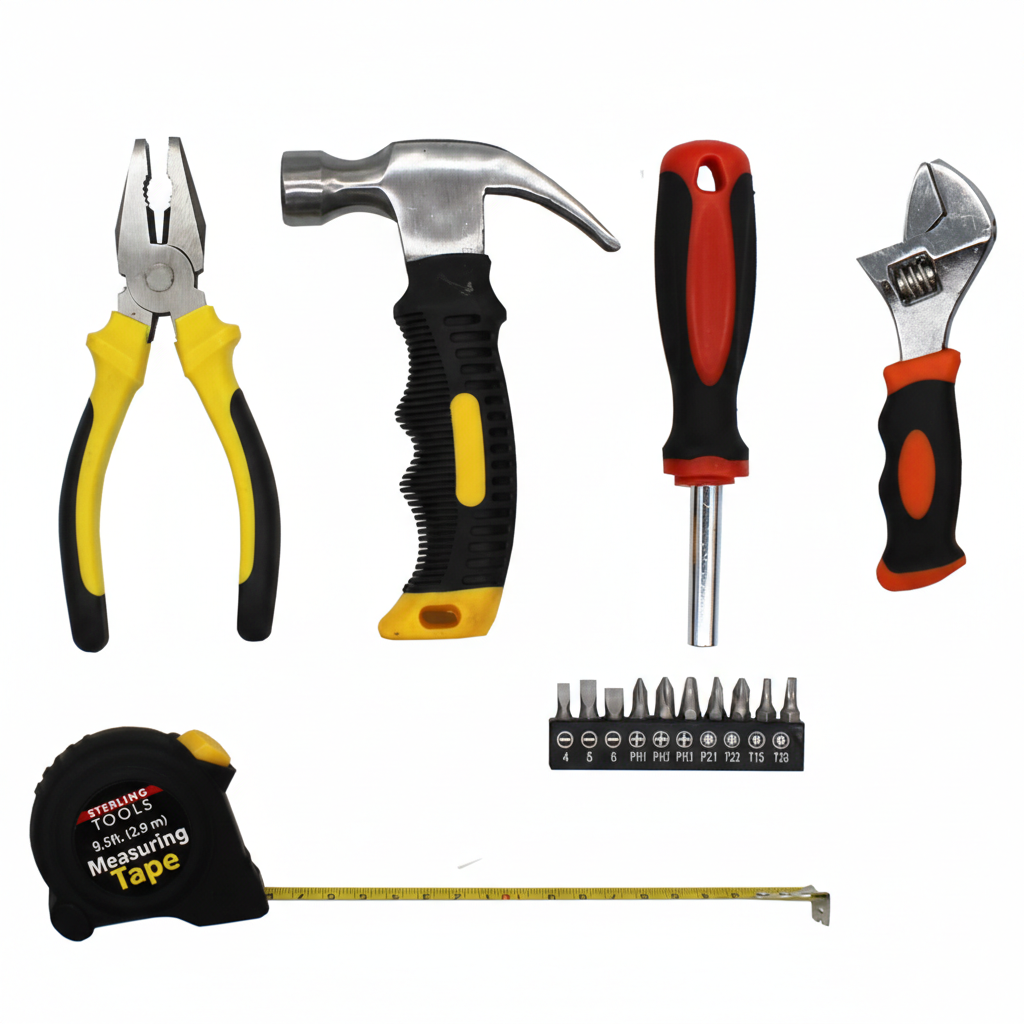 All-in-One Multi-Purpose Household Tool Set with Essential Hand Tools