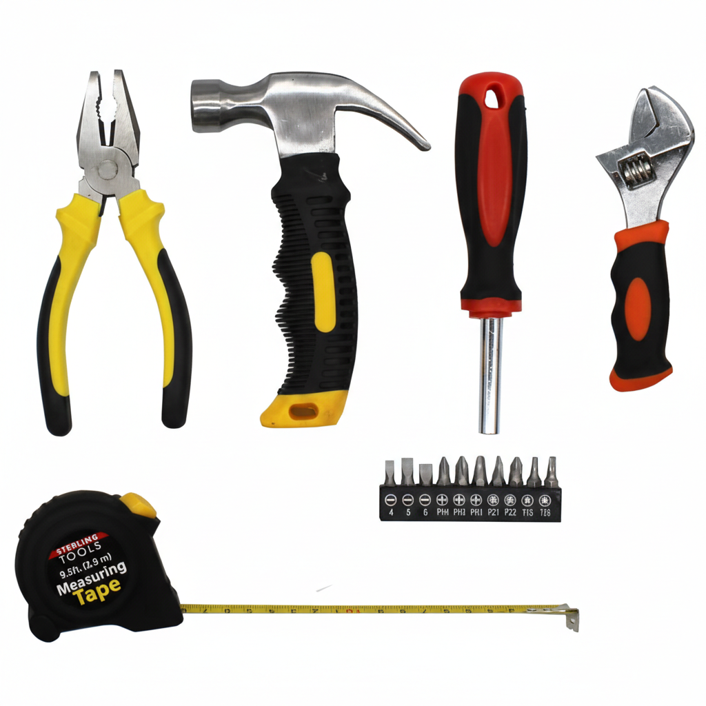All-in-One Multi-Purpose Household Tool Set with Essential Hand Tools