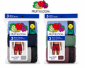 6-Pack Fruit of the Loom Boxer Briefs, Moisture Wicking Fabric, Plush Waistband, No Ride-Up Design, Soft Breathable & Durable Everyday Comfort