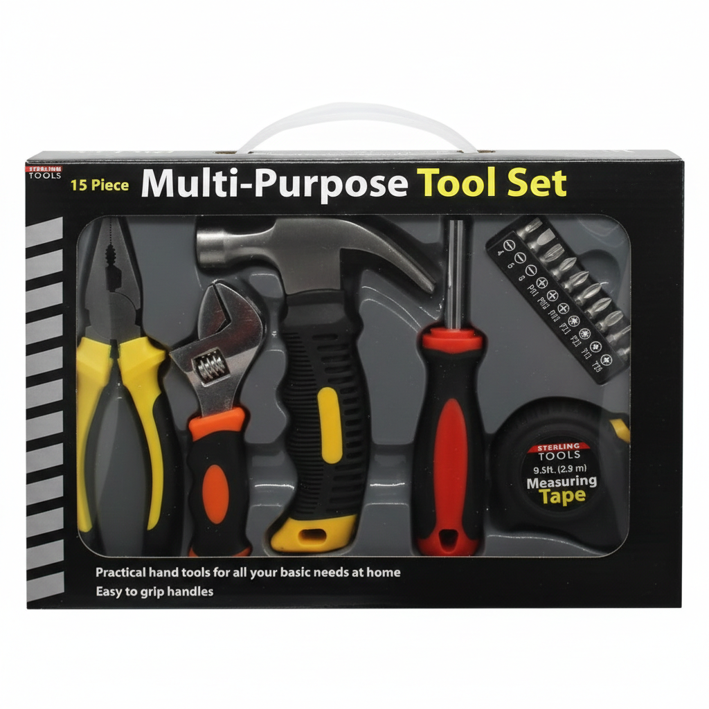 All-in-One Multi-Purpose Household Tool Set with Essential Hand Tools
